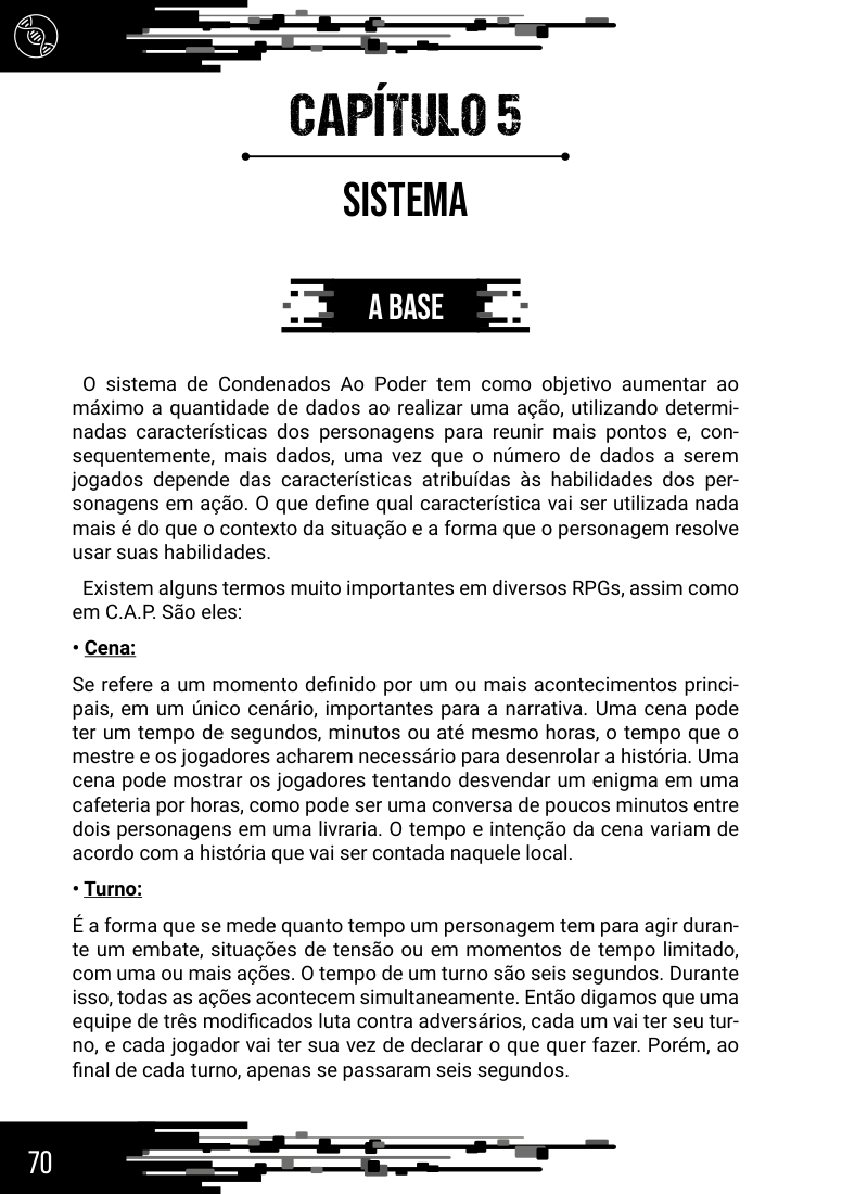 Página 70 do livro: capítulo Sistema e a seção A Base